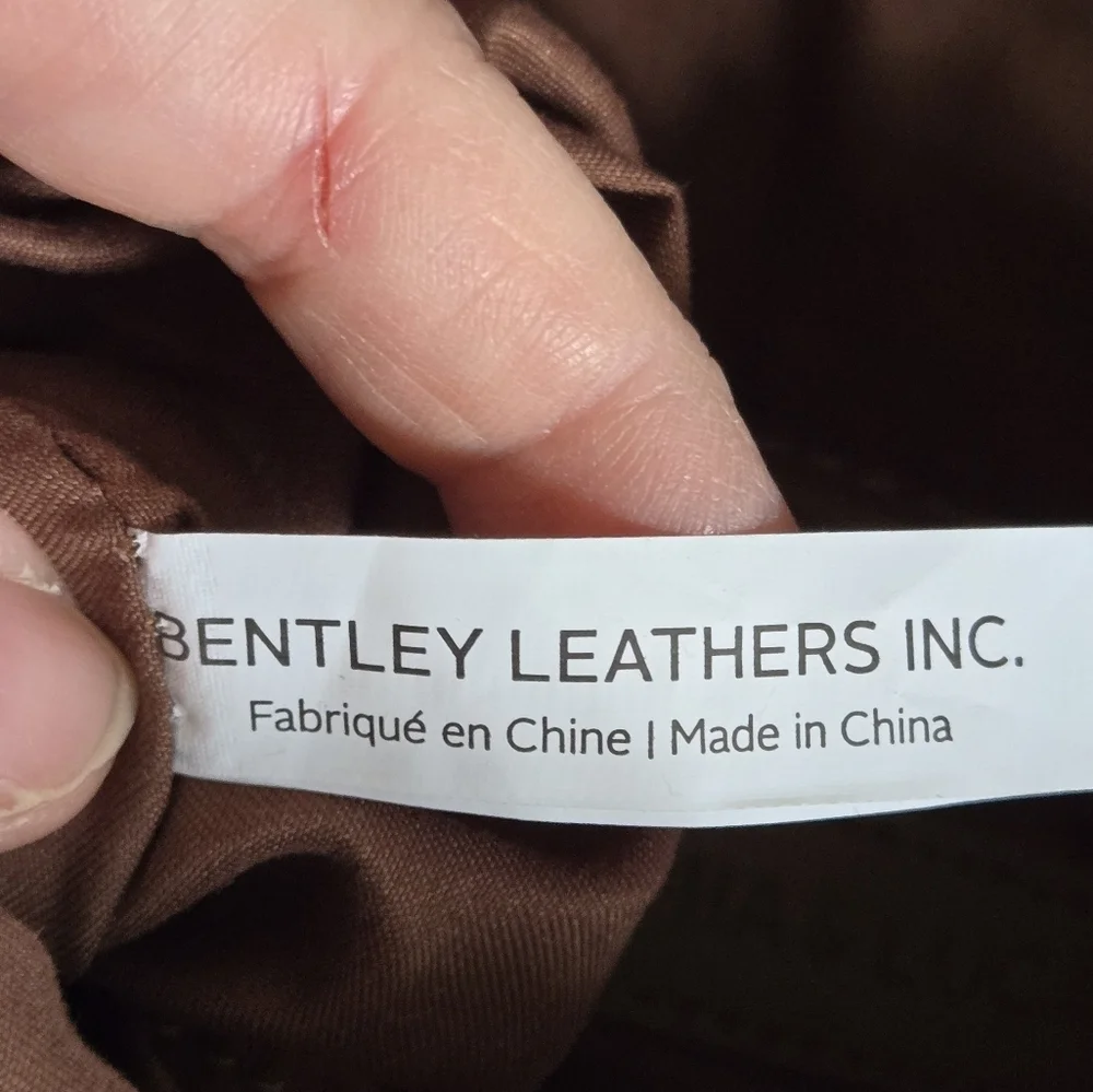 Bentley Leathers Inc. Mia & Luca Elegant Tan Women's Leather Bag - Picture 11 of 12